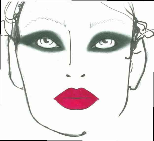 makeup face charts. MAC Cosmetics, Face Charts,
