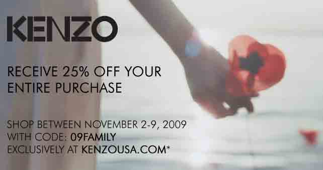 Kenzo Fragrance Friends And Family Discount: 25% Off!