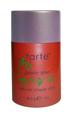 tarte review, tarte cosmetics review, tarte green siren, green siren cheek stain