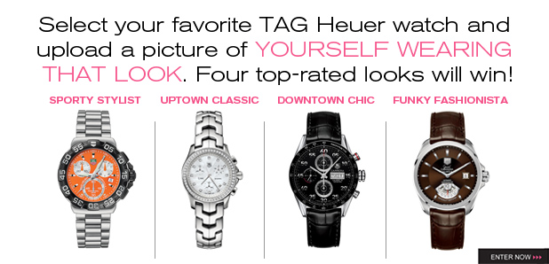 Lucky Magazine, Lucky Style Spotter, Tag Hauer giveaway