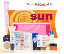 sephora sun safety kit, sephora summer sun safety, sephora summer essentials kit