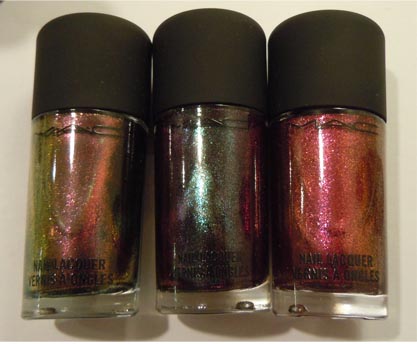 mean and green, bad fairy, formidable, nail lacquer, swatches, Maleficent Makeup Collection, MAC Venomous Villains, maleficent swatches, fall 2010, venomous villains collection 2010, mac and disney, beauty blog, makeup blog, beauty reviews, makeup reviews
