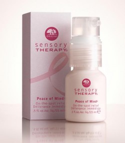 pink ribbon product, bca, pink product, origins peace of mind, on the spot relief