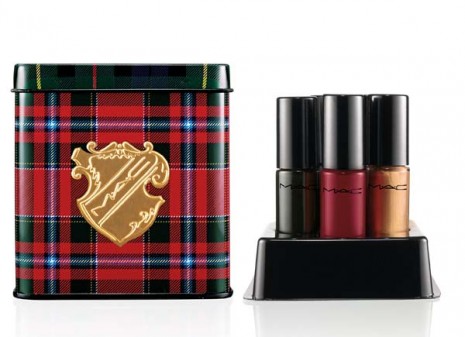 5 naughty little vices, nail lacquer swatches, MAC A Tartan Tale 2010