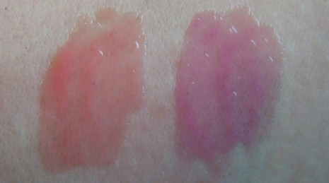 electric coral swatch, electric violet swatch