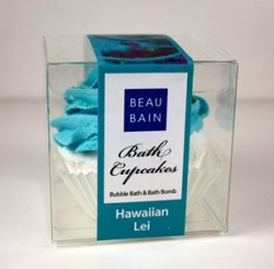 beau bain bath cupcake hawaiian lei