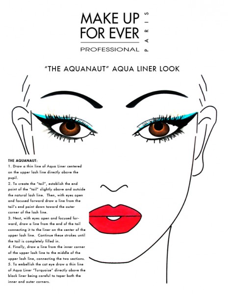 make up for ever aqua liner how to apply