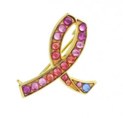 2011 pink ribbon product lineup, estee lauder jeweled pink ribbon pin