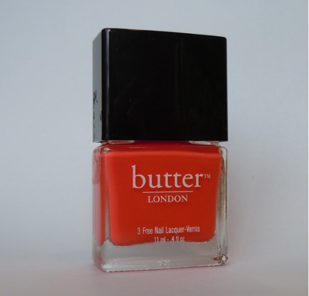 butter london jaffa nail polish, butter london jaffa nail lacquer, butter london orange nail polish