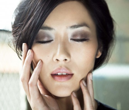 liu wen, estee lauder, eye makeup, derek lam, fashion week, 2012