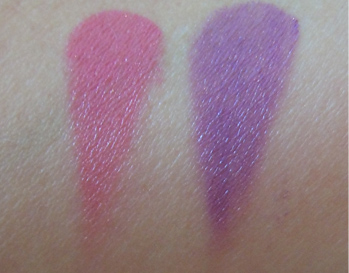 weekend getaway swatch, evening stroll swatches, mac casual color swatches