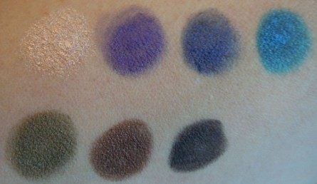 aqua eyes swatches, ultimate eye pencil set, holiday 2012, make up for ever