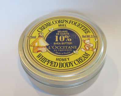 loccitane honey whipped body cream