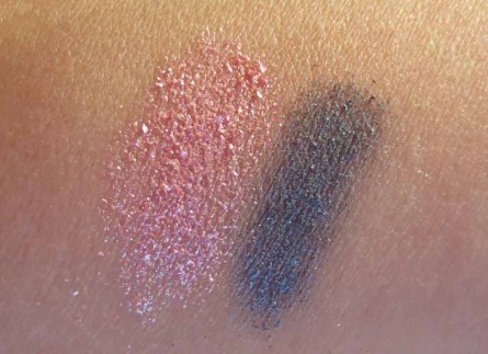 sweet acting swatch, smoky swatch, mac pressed pigment swatches