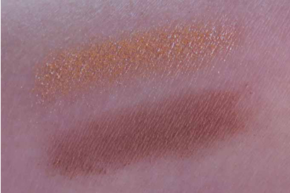 Double Definition Swatches, MAC In Extra Dimension, extra dimension skinfinish