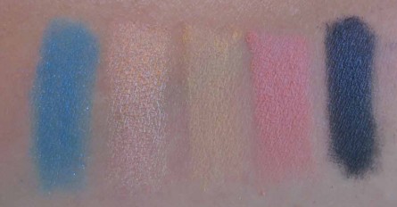 Ariel Storybook Swatches (left to right): Blue Lagoon, Scuttle, Founder, Sebastian, Flotsam