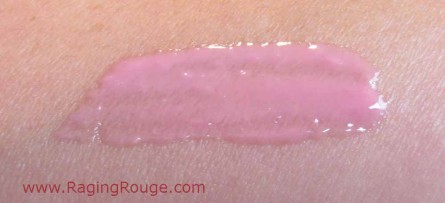 MAC Bubblegum Swatch, Sheen Supreme Lipglass Tint from the Moody Blooms Collection.  This shade is a delicious pale warm pink!  via @ragingrouge