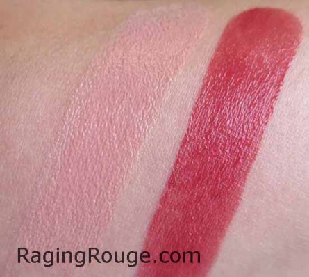 pret-a-pretty swatch, candy apple swatch, mac sheen supreme lipstick, beauty blog, makeup blog