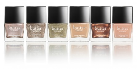 butter LONDON Spring 2014 Nail Lacquer:  Goss, Lucky in the Sky, Lushington, Trallop, Trifle, and Keen