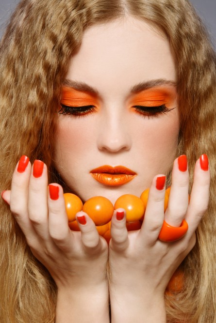 orange makeup, orange makeup swatches, orange makeup pinterest