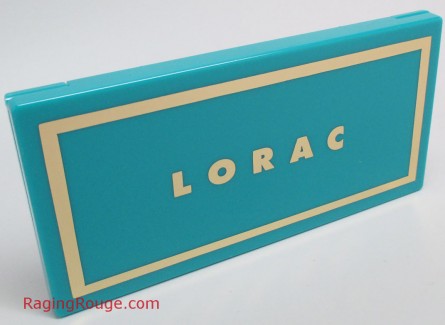 Pretty as a picture!  The LORAC afterGLO Eye Shadow Palette is housed in a gorgeous turquoise case.