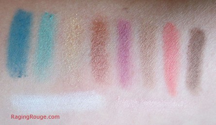 LORAC afterGLO Swatches:  Summer punches of color balanced with neutrals that work all year long!