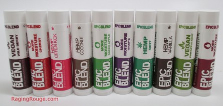 Epic Blend Lip Balm Flavors
