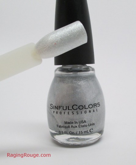 SinfulColors Silver Solution, Silk + Satin