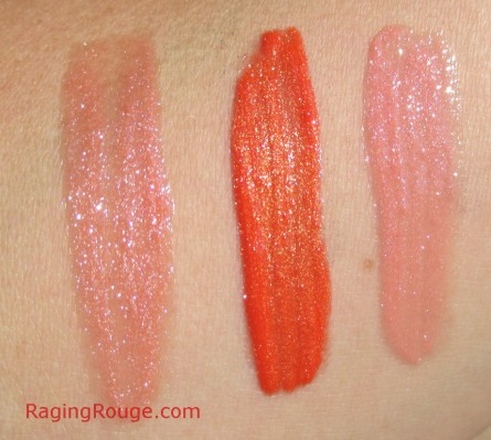 Mally's Baby, Apricot, and Starburst Swatches