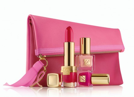 Evelyn Lauder and Elizabeth Hurley Dream Pink Collection