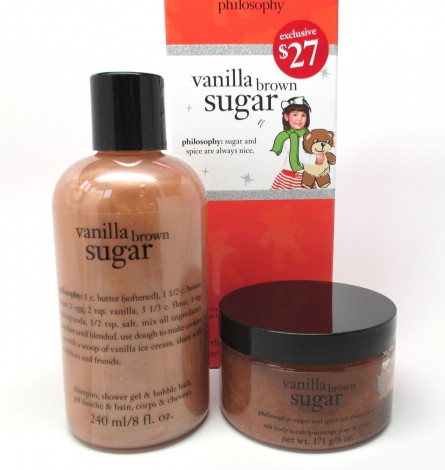 Nordstrom Holiday Beauty Gifts:  Philosophy Vanilla Brown Sugar Set
