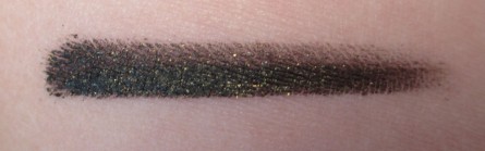 Black Gold Foil Swatch, Milani Fierce Foil Eyeliner