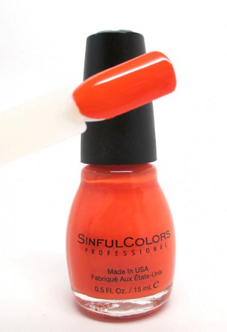 SinfulColors Spring 2015, Feel The Vibe Swatch