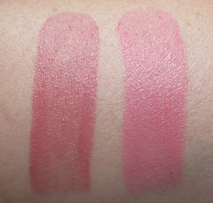 Blushing Berry and Pink Crush Swatches
