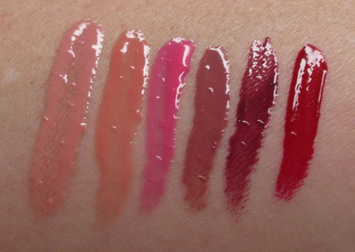 LORAC Love, Lust & Lace Lip Gloss Set Swatches | RagingRouge.com