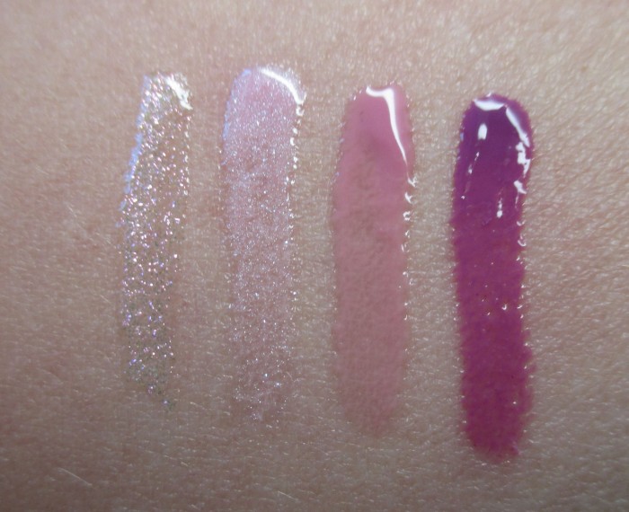 MAC Irresistibly Charming Lip Gloss, Violet Swatches