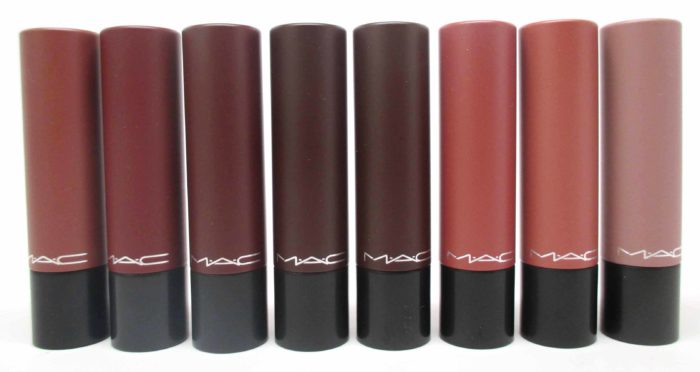 MAC Liptensity Warm Brown Lipsticks