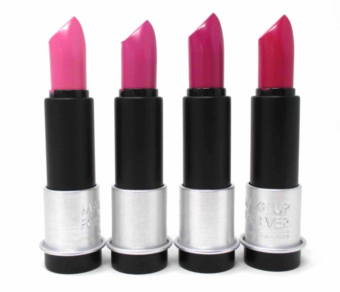 Make Up For Ever Artist Rouge Crème Lipsticks, Pink Shades