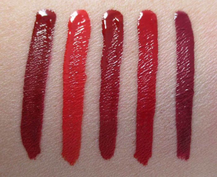 NARS Powermatte Lip Pigment Red Swatches