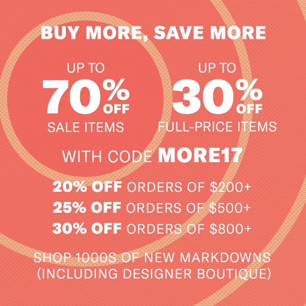 Shopbop Buy More, Save More 2017