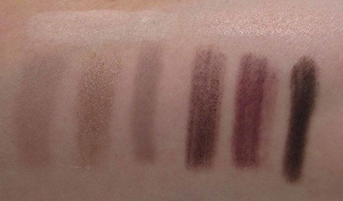 Smashbox Sultry Palette Swatches