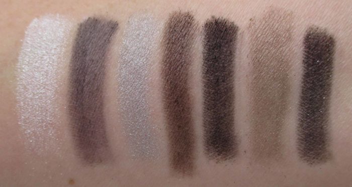Clinique Party Eyes Palette Swatches, All About Shadow Holiday 2017