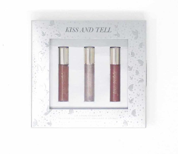 Jane Iredale Kiss and Tell Lip Stain/Gloss Collection, Holiday 2018