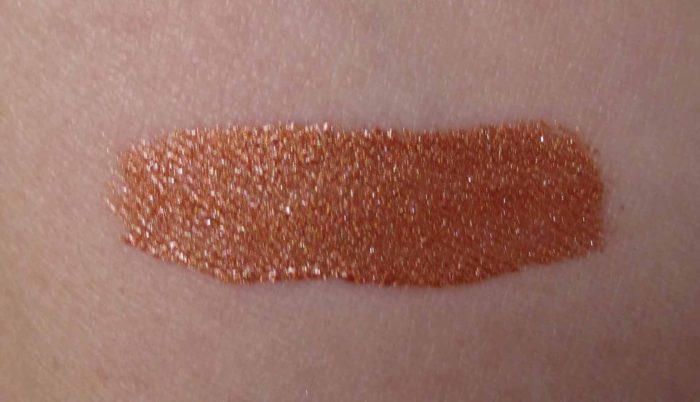 Nanacoco Shimmertallics Metallic Lip Gloss Swatch: Fall Rush