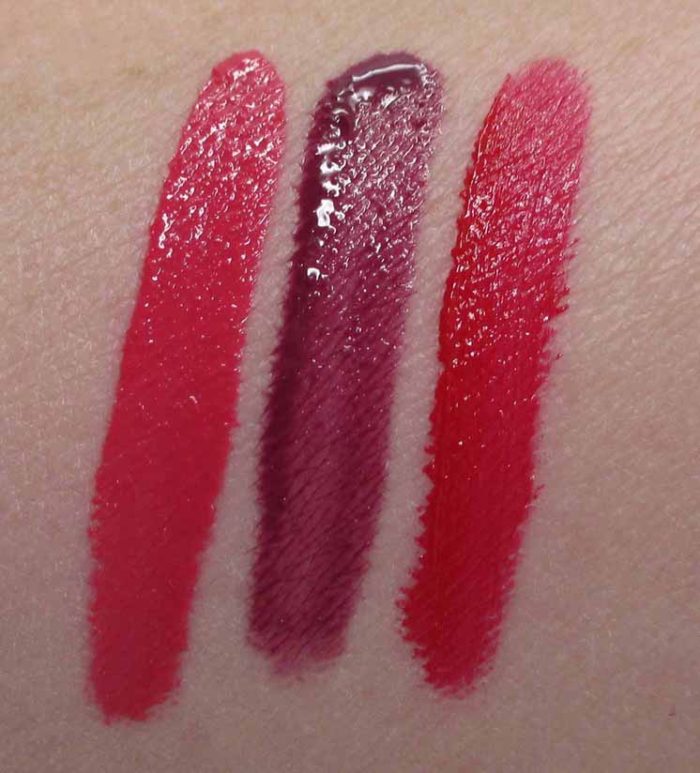 Lucky Chick, Hydrating Lip Lacquer Swatches